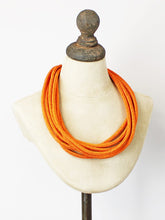 Load image into Gallery viewer, Suzie Blue - Short Multi-Strand Cord Necklace - Orange AR6603
