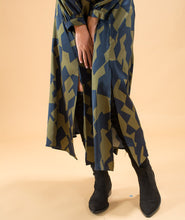 Load image into Gallery viewer, Anonyme Quincy Donatella Long Dress ~ Navy/Olive
