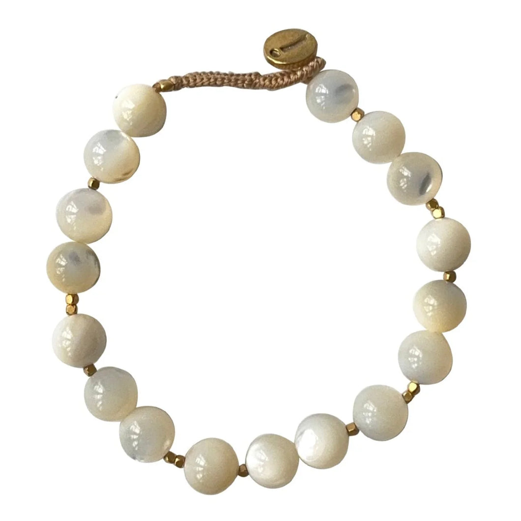 IBU - BOB29 Big Bo ~Bracelet - Mother of Pearl