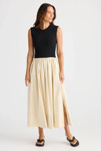 Load image into Gallery viewer, Brave+True - Daphne Dress - Ecru/Black
