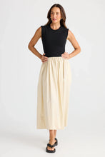Load image into Gallery viewer, Brave+True - Daphne Dress - Ecru/Black
