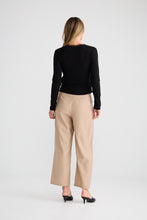 Load image into Gallery viewer, Brave&amp; True - Brigitte Wrap Top - Black
