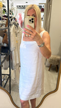 Load image into Gallery viewer, SEESAW - Square Neck Linen Shift Dress - White
