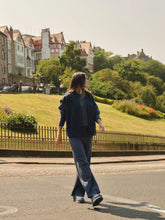 Load image into Gallery viewer, YAYA - Straight Leg Trousers with Seam Detail - Anthracite Melange
