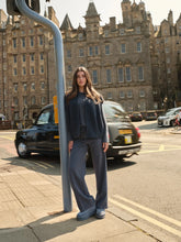 Load image into Gallery viewer, YAYA - Straight Leg Trousers with Seam Detail - Anthracite Melange

