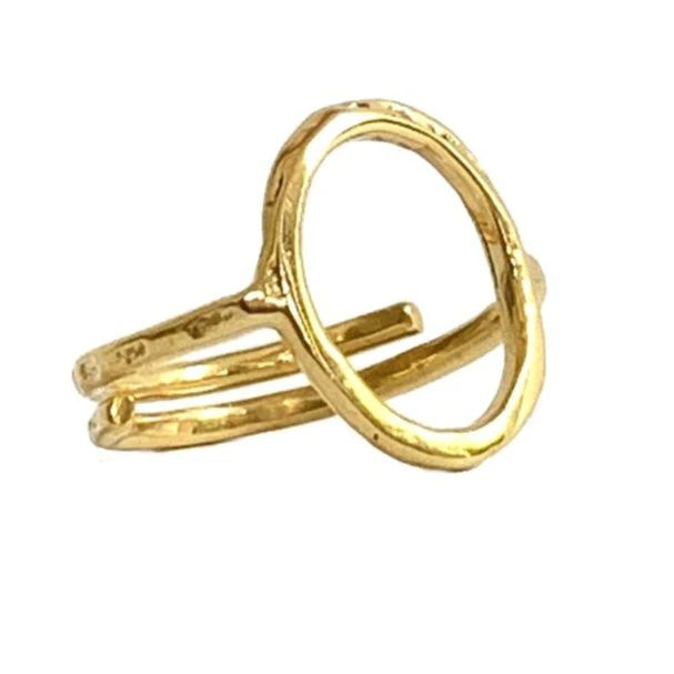 IBU - RB Circle Ring - Gold