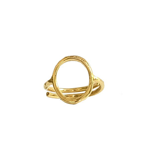 IBU - RB Circle Ring - Gold