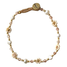 Load image into Gallery viewer, IBU - FS01 Lulu Flower Bracelet - Antique Beige

