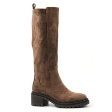 Load image into Gallery viewer, Lunar - Kim Long Faux Suede Boot - Taupe
