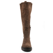 Load image into Gallery viewer, Lunar - Kim Long Faux Suede Boot - Taupe
