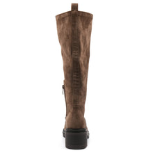 Load image into Gallery viewer, Lunar - Kim Long Faux Suede Boot - Taupe
