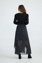 Load image into Gallery viewer, Brave &amp; True - Bella Polka Dot Skirt - Black
