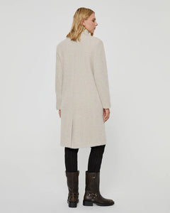 Paz Torras - Herringbone Coat - Beige