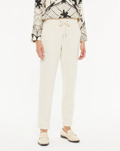 PAZ TORRAS - Jogger Pants - Pale Cream