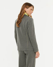 Load image into Gallery viewer, PAZ TORRAS - Pinstripe Blazer - Grey/Amarillo

