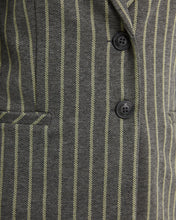 Load image into Gallery viewer, PAZ TORRAS - Pinstripe Blazer - Grey/Amarillo
