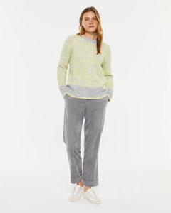PAZ TORRAS - Stripe Sweater - Grey/Amarillo