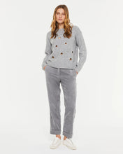 Load image into Gallery viewer, PAZ TORRAS - Eyelet Sweater - Grey

