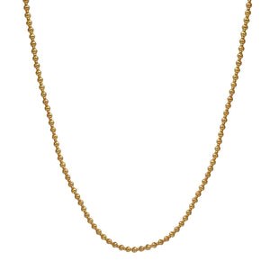 IBU - NC01 Gold Round Necklace