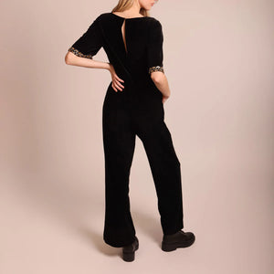Traffic People - No Going Back Jumpsuit - Black Velvet