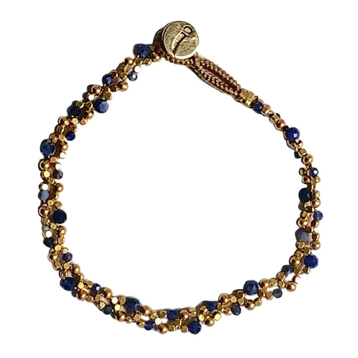 IBU - PE12 Peggy Stone Lace Blue Sodalite Bracelet