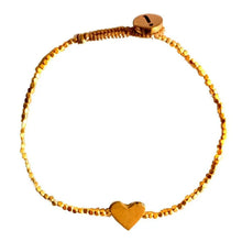 Load image into Gallery viewer, IBU - PE08 Peggy 1 Heart Bracelet - Gold
