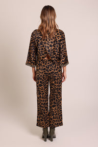 Traffic People - Jilly Cropped Pants - Black Leopard