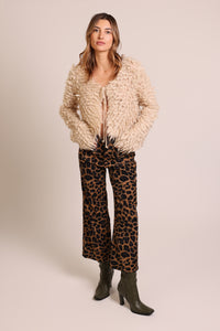 Traffic People - Jilly Cropped Pants - Black Leopard