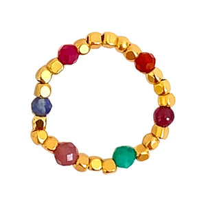 IBU - RU08 Bold Ring - Multi Coloured