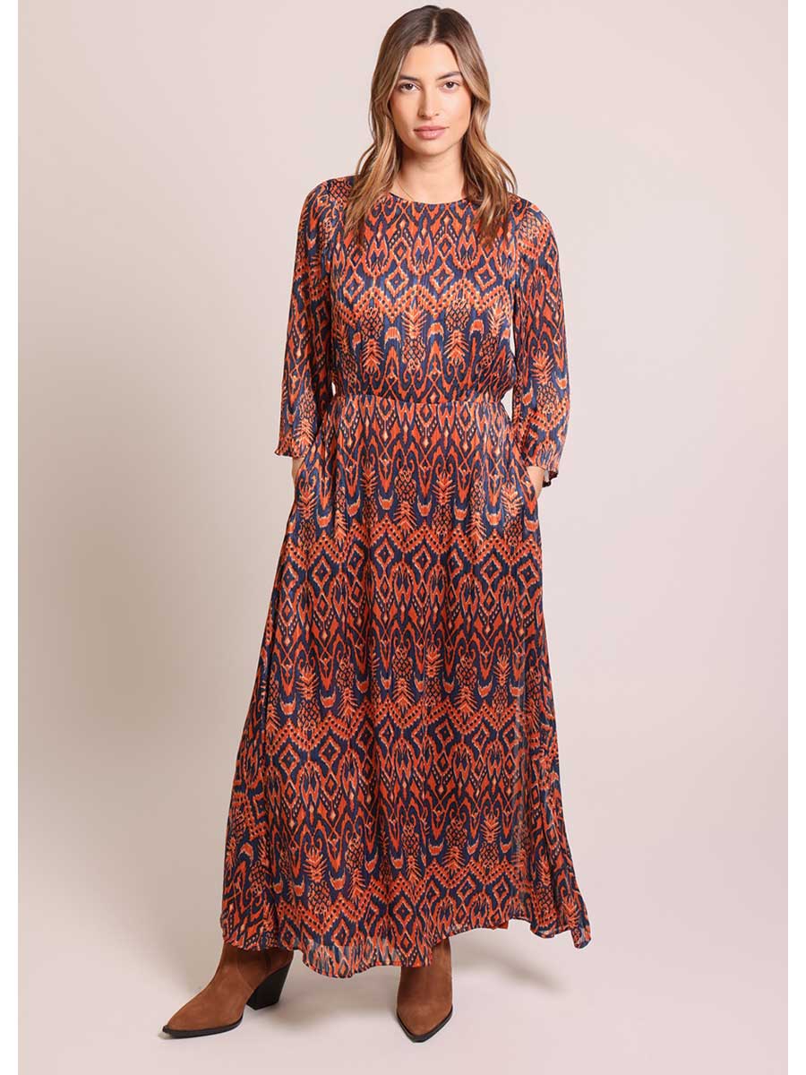 Traffic People - Millie Dress - Rust