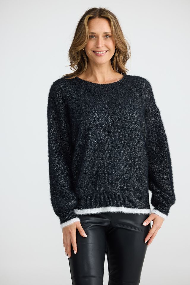 Brave & True - Orbit Sweater - Black