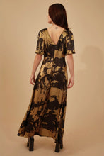 Load image into Gallery viewer, Traffic People - Trance Dress - Black &amp; Gold
