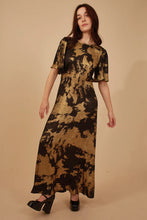 Load image into Gallery viewer, Traffic People - Trance Dress - Black &amp; Gold
