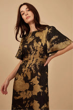 Load image into Gallery viewer, Traffic People - Trance Dress - Black &amp; Gold
