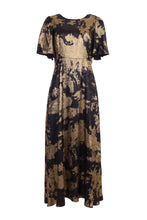 Load image into Gallery viewer, Traffic People - Trance Dress - Black &amp; Gold
