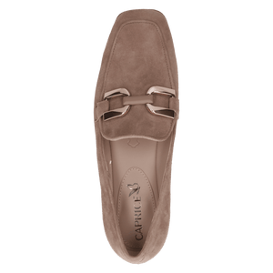CAPRICE - Suede Loafer - Taupe