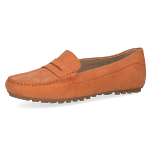 CAPRICE Moccasin Orange Suede KBoutiquestyle