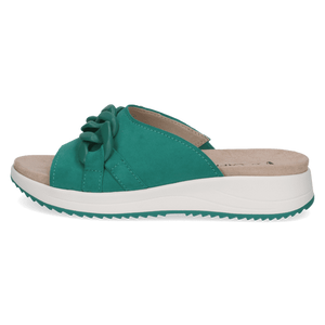 CAPRICE - Suede Mule - Emerald