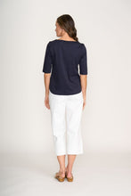 Load image into Gallery viewer, FOIL - Queen Crop Jeans - White
