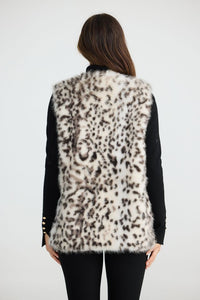 Brave & True - Aspen Fur Gilet - Grey Leopard