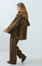 Load image into Gallery viewer, YAYA - A-line Trench Jacket - Teak Brown
