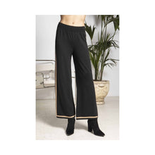 Load image into Gallery viewer, AGGEL - Two Tone Trousers - Black &amp; Camel

