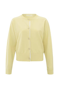 YAYA - Batwing Cardigan - Frozen Dew Sand Dessin