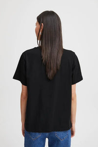 Ichi Palmer Loose T Shirt ~ Black
