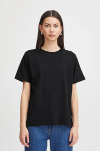 Ichi Palmer Loose T Shirt ~ Black