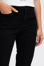 Load image into Gallery viewer, ICHI - Twiggy Raven Jeans - Black
