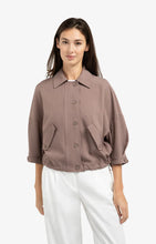 Load image into Gallery viewer, YAYA - Blouse Jacket - Deep Taupe Brown
