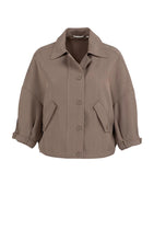 Load image into Gallery viewer, YAYA - Blouse Jacket - Deep Taupe Brown
