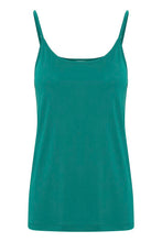 Load image into Gallery viewer, Ichi Like Jersey Vest Top ~ Cadmium Green
