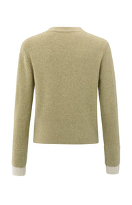YAYA - Cardigan - Pale Olive Green
